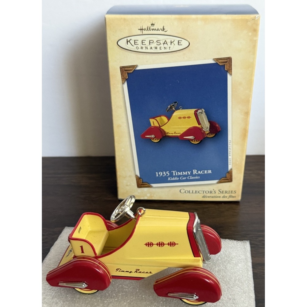 Hallmark Keepsake Ornament - 1935 TIMMY RACER Kiddie Car Classics 2004 NEW!